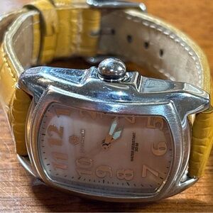 HW136. Vintage Pastorelli Tan Women's Watch works , New Battery